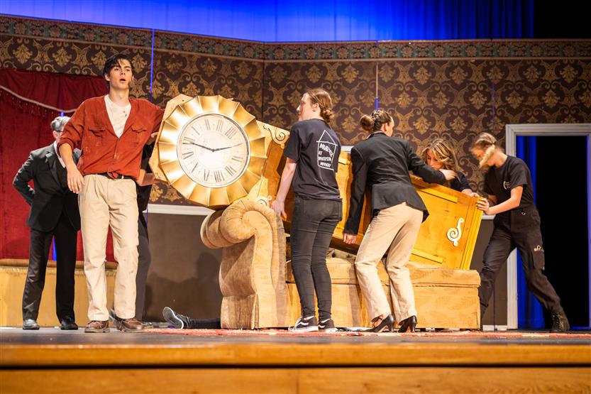 Page High students onstage